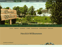 Tablet Screenshot of gasthof-walfisch.de
